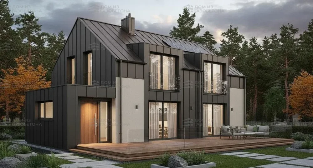 Проект Одноэтажный дом 11 на 10, 83 м2