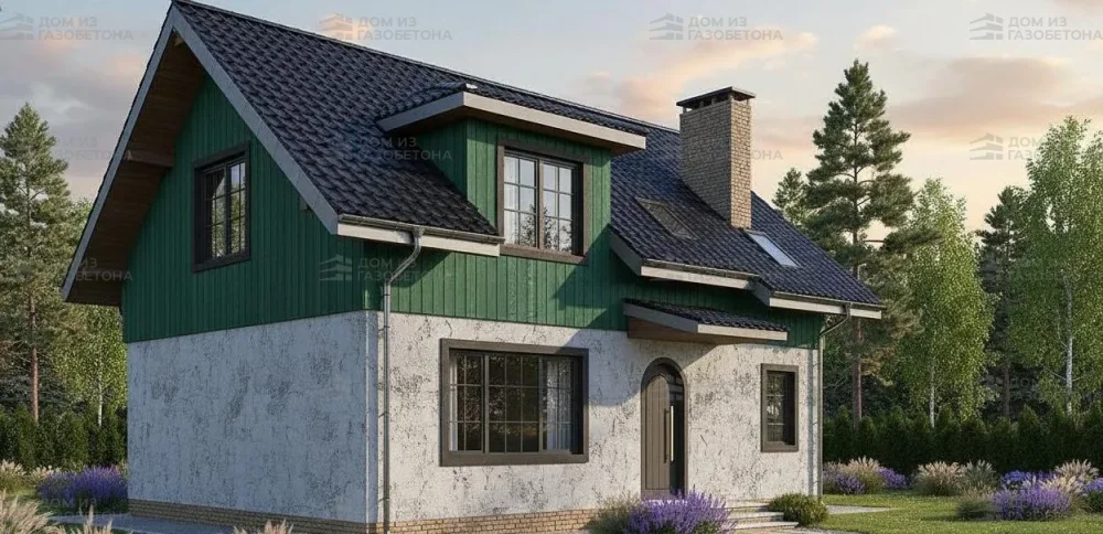 Проект Двухэтажный дом 13 на 9, 175 м2