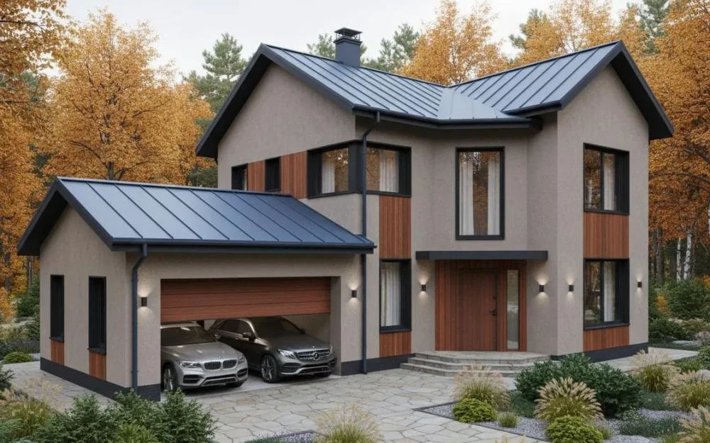 Проект Двухэтажный дом 19 на 14, 275 м2